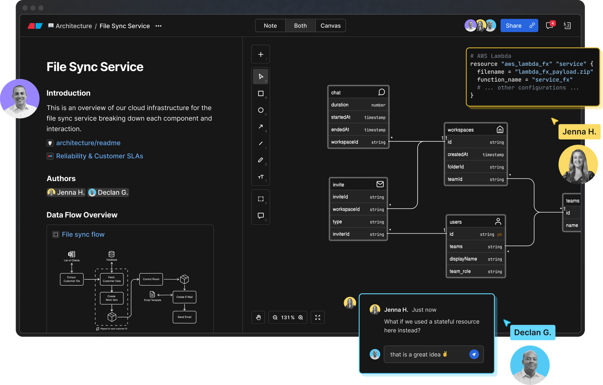 Eraser Docs and Diagrams for Engineering Teams